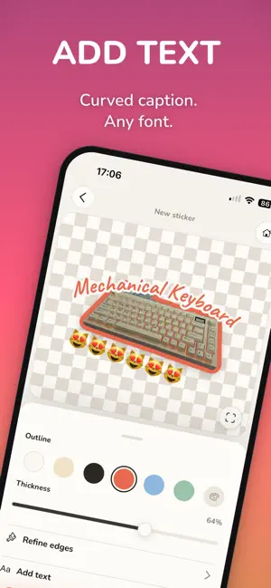 Stickered screenshot 2