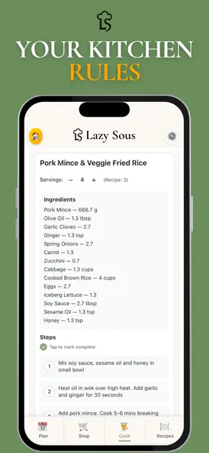 Lazy Sous | Dinner Spinner screenshot 3