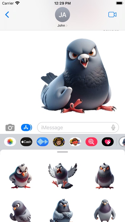 Angry Pigeon Stickers screenshot-4