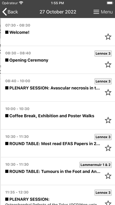 EFAS 2024 Screenshot