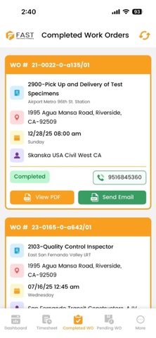 FAST Field Service Screenshot 4 of 5