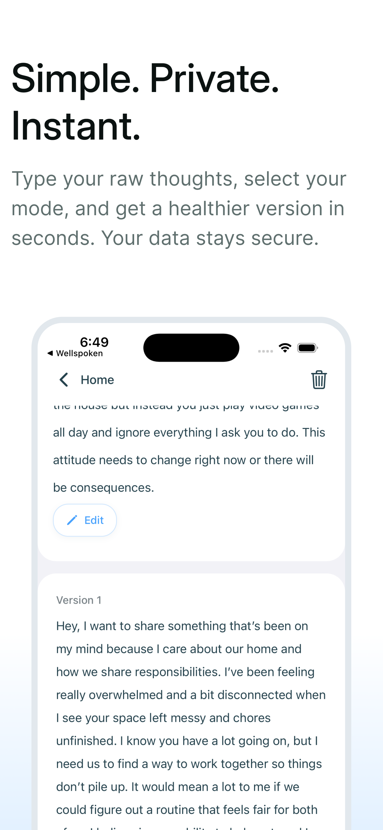 Clearr: Thought Translator screenshot 2