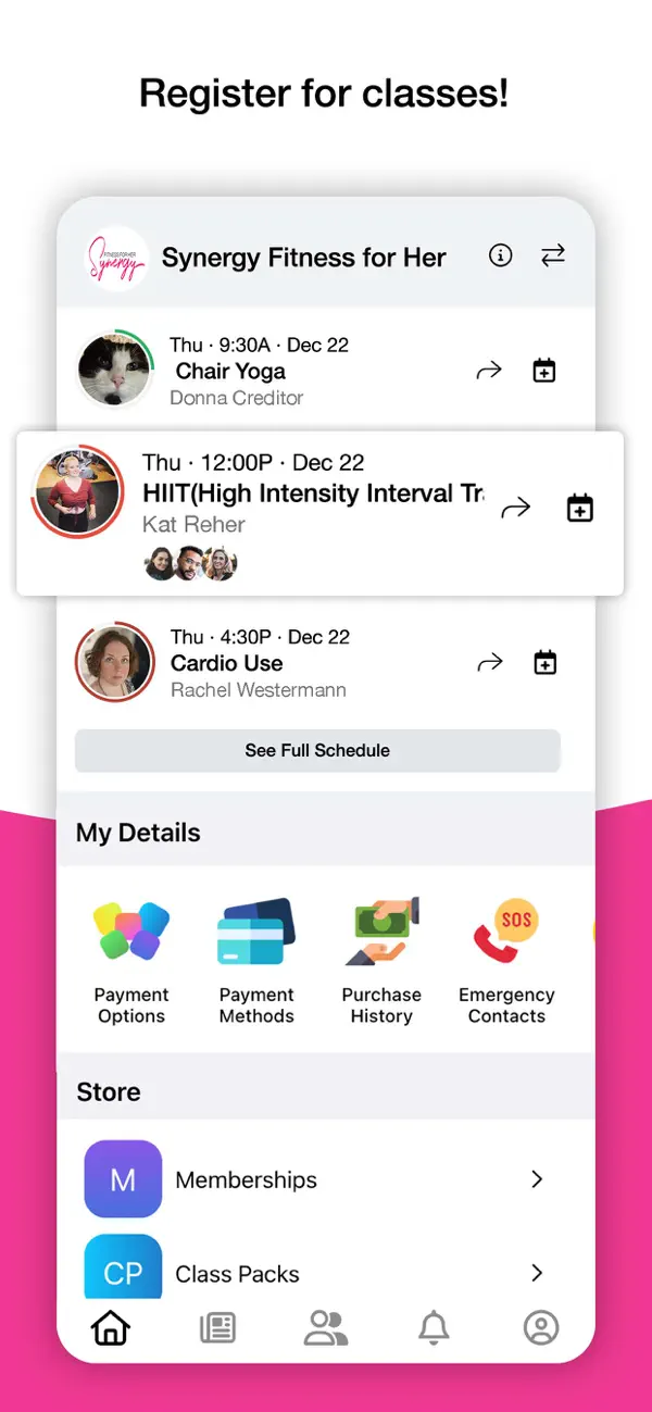 Screenshot #2 pour Synergy Fitness for Her