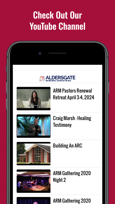 Aldersgate Renewal Ministries Screenshot