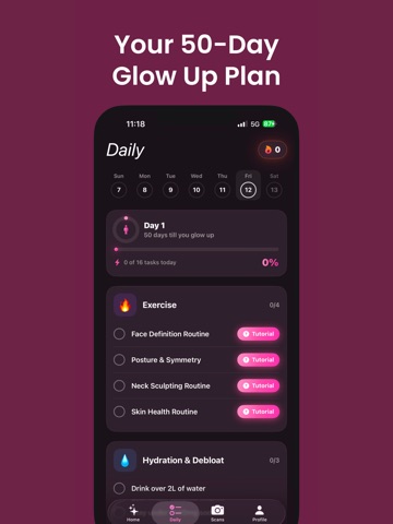 ThatGlow – Face Scan & Glow Up iPad screenshot