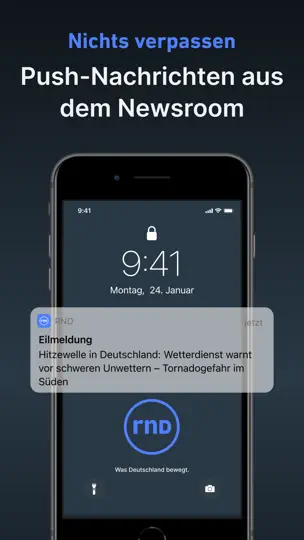 Screenshot von RND - Nachrichten Und Podcast auf dem iPhone 6