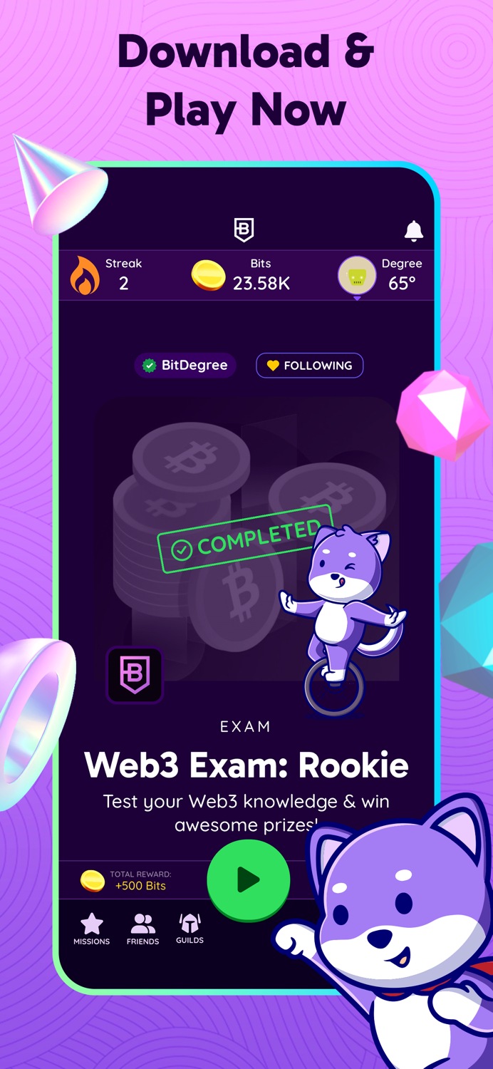 BitDegree Play and Learn Web3