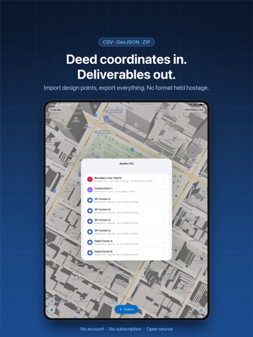 OpenSurvey3D iPad screenshot