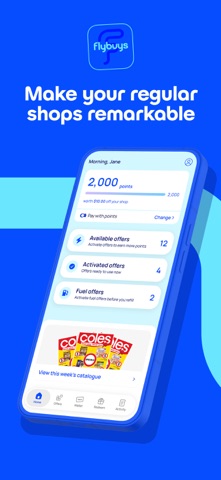 Flybuys iPhone screenshot 1