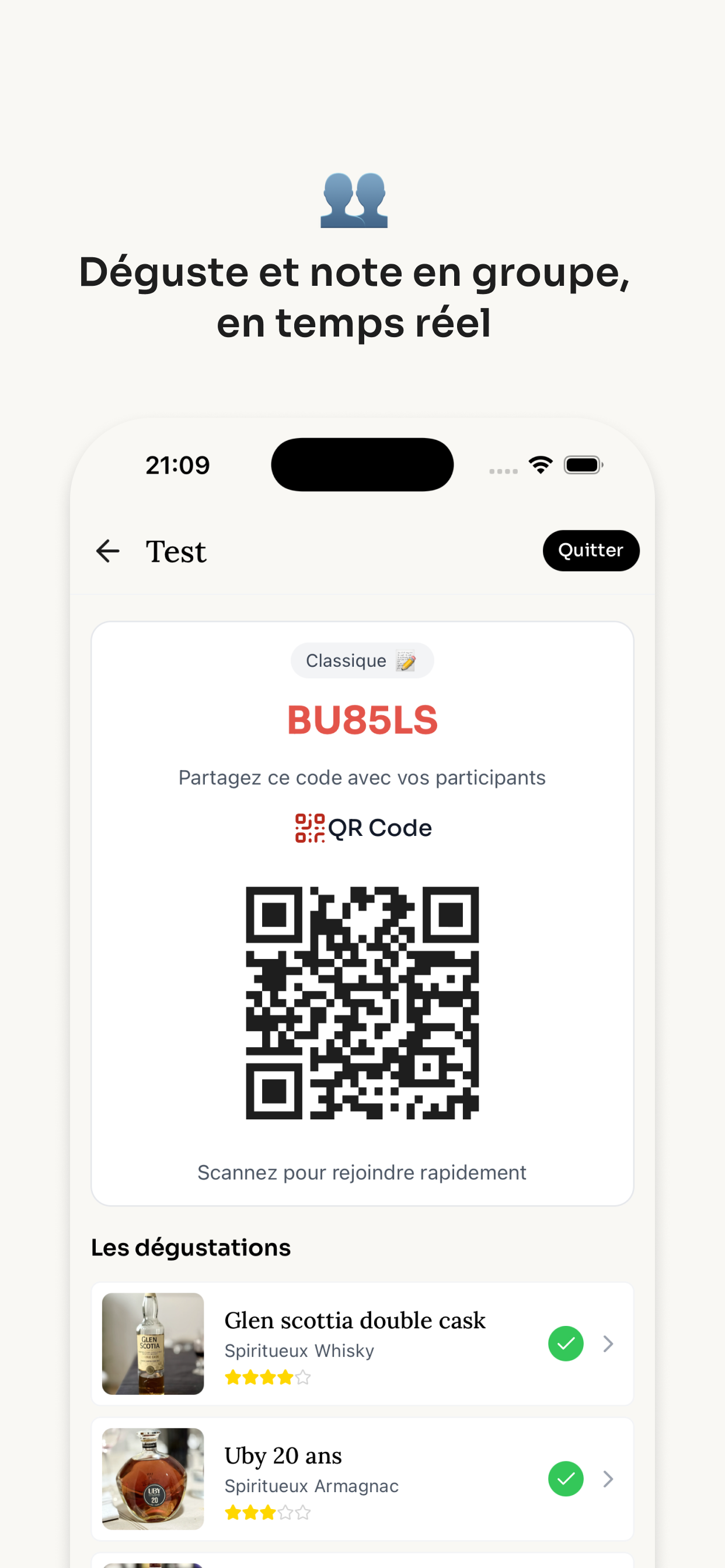 Degustr: Carnet de dégustation