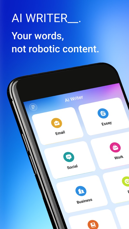#1. AI Writer : Write Email, Essay (iOS) 由: AppziBrain Infotech LLP