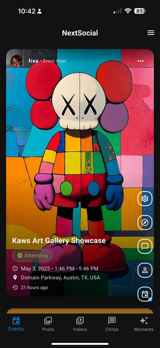 Next Social App Screenshot 1 of 10