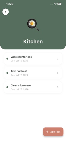 Home Rhythm: Chore Tracker iPhone screenshot