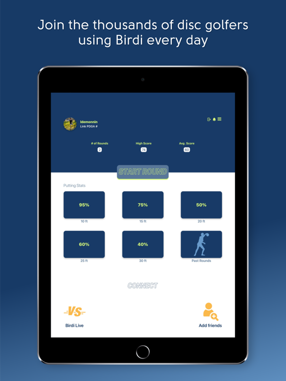 Screenshot #4 pour Birdi - Disc Golf Practice
