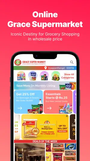 Grace Online Supermarket screenshot 1