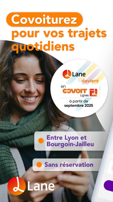 Screenshot #1 pour Lane - Covoiturage quotidien