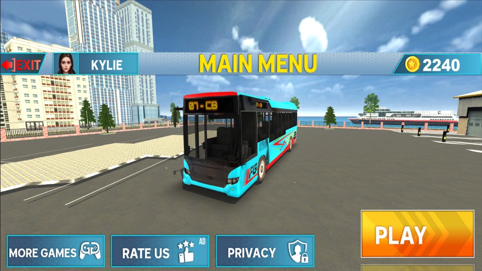 Coach Bus 3D: Bus Game 2024 - 1.0 - (iOS)
