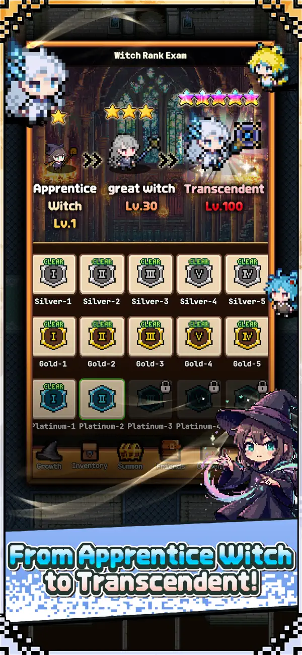 Legend of Witch : Idle RPG iOS Mod IPA screenshot 4 - iOS game interface