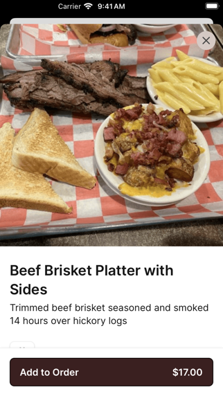 Rebel SmokeHouse and Burgers iPhone screenshot 3 - Food & Drink app