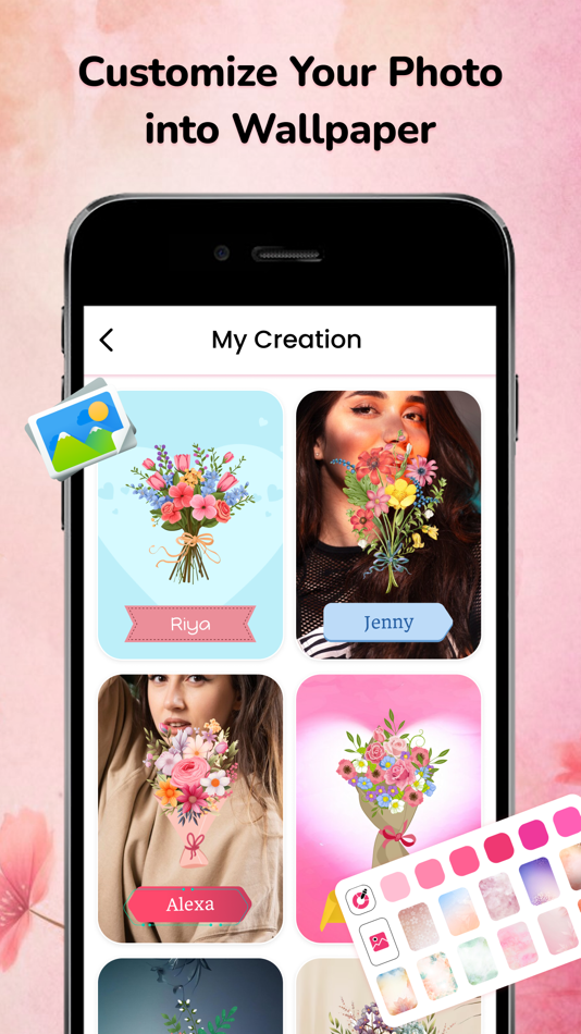 #8. Flower Language Keyboard DIY (iOS) By: Pinal Goti
