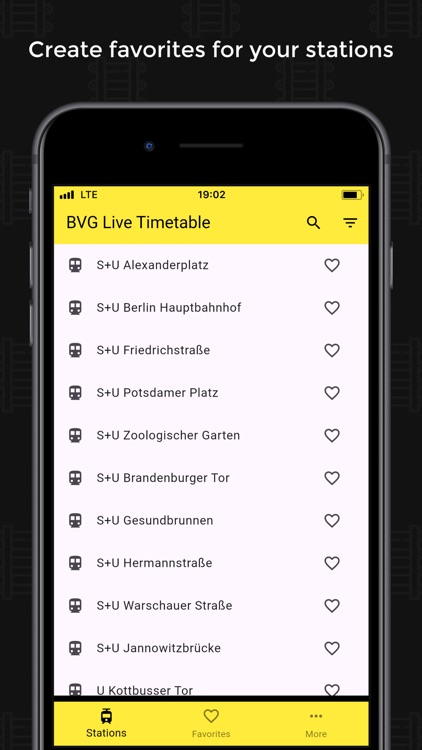 BVG Live Timetable