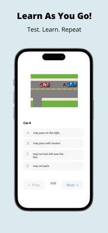 NWT Driving Test iPhone screenshot