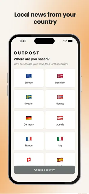 Outpost: Local News for Europe screenshot 2