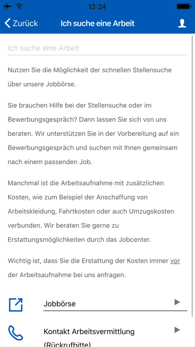 jobcenter Duisburg Screenshot