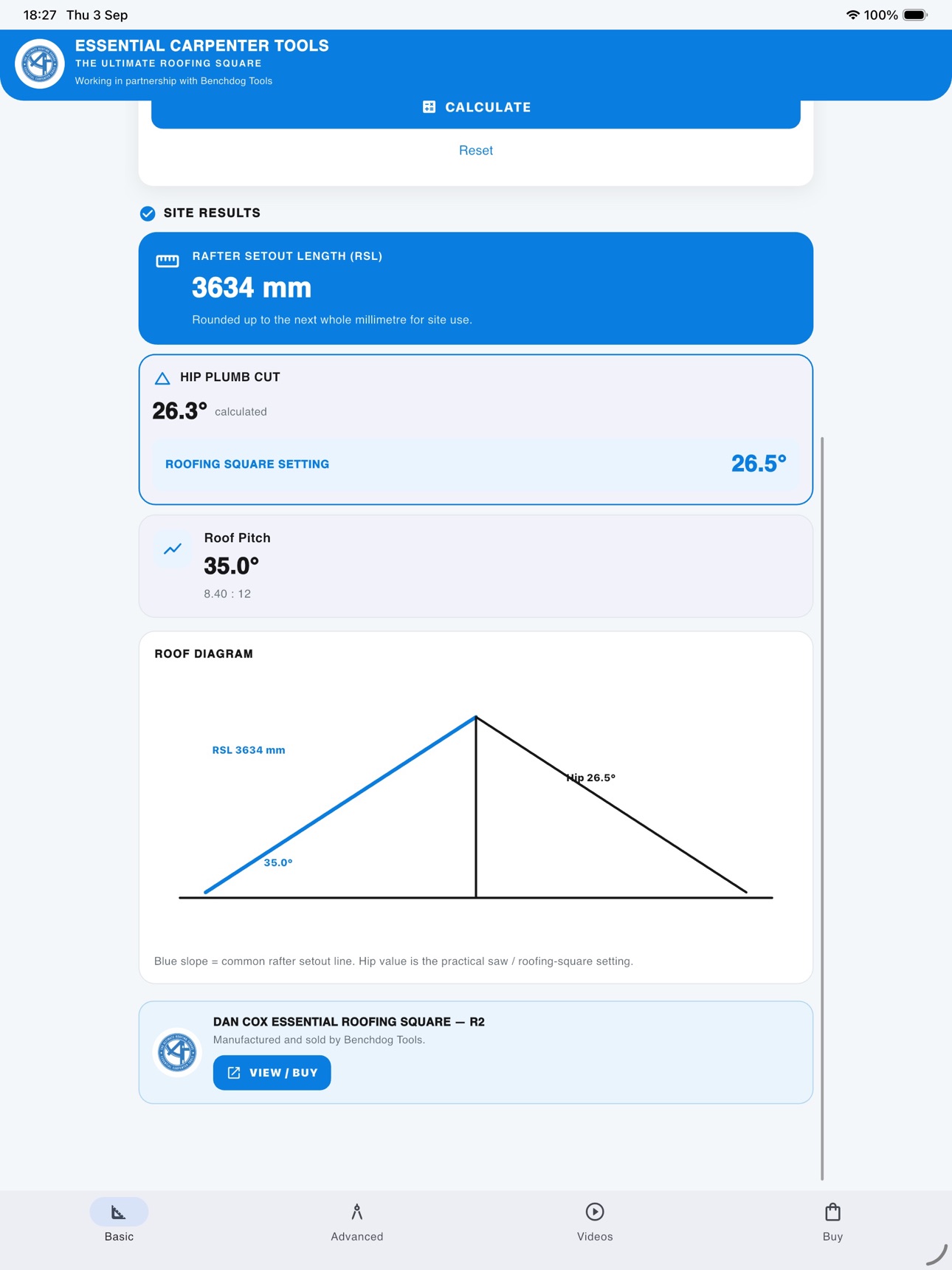 Screenshot 12 of Essential Roofing Calculator