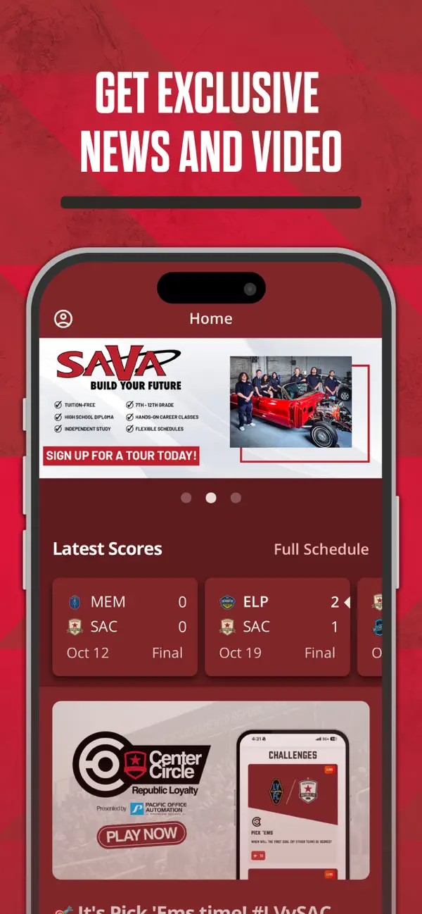 Screenshot #3 pour Sacramento Republic FC App