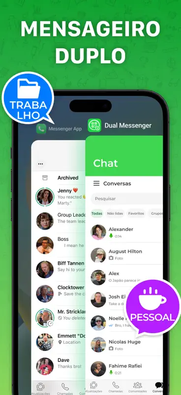 Dual Messenger - Duas Contas screenshot 1 of 9
