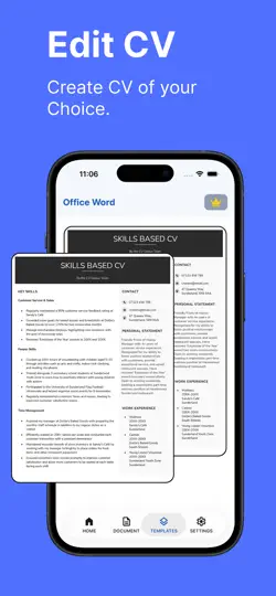 Screenshot von Office Word : Document Editor auf dem iPhone 6