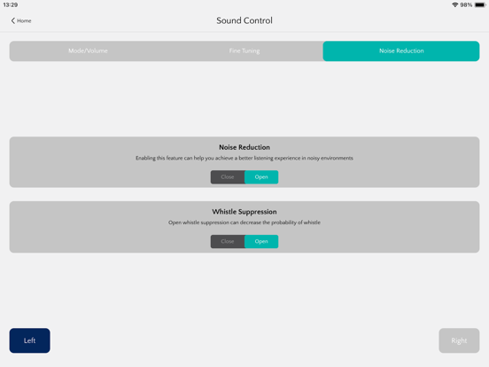 OIDO Hearing iPad screenshot 4 - Utilities app