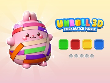 Unroll 3D: Stick Match Puzzle iPad screenshot