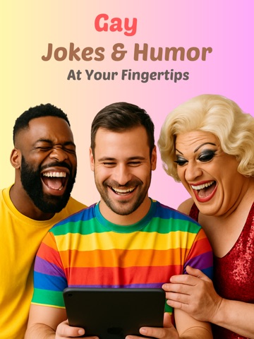 GayLOL: Gay Jokes AI iPad screenshot