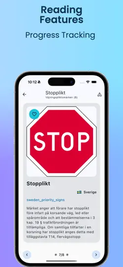 Sweden Road Signs iPhone Screenshot 4