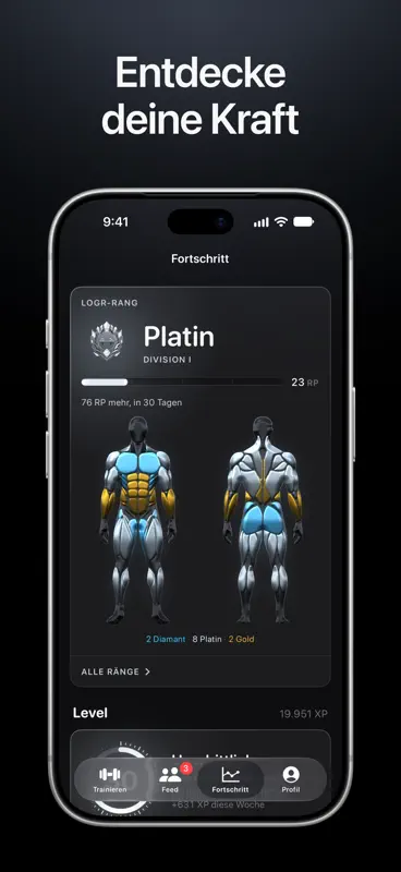 Logr: Trainingstagebuch Gym screenshot 2 of 5