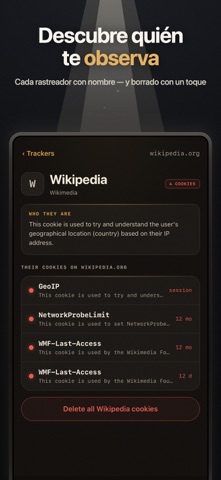 The Cookie Editor for Safari iPhone screenshot 5