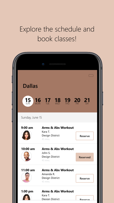 VELORA Pilates iPhone screenshot