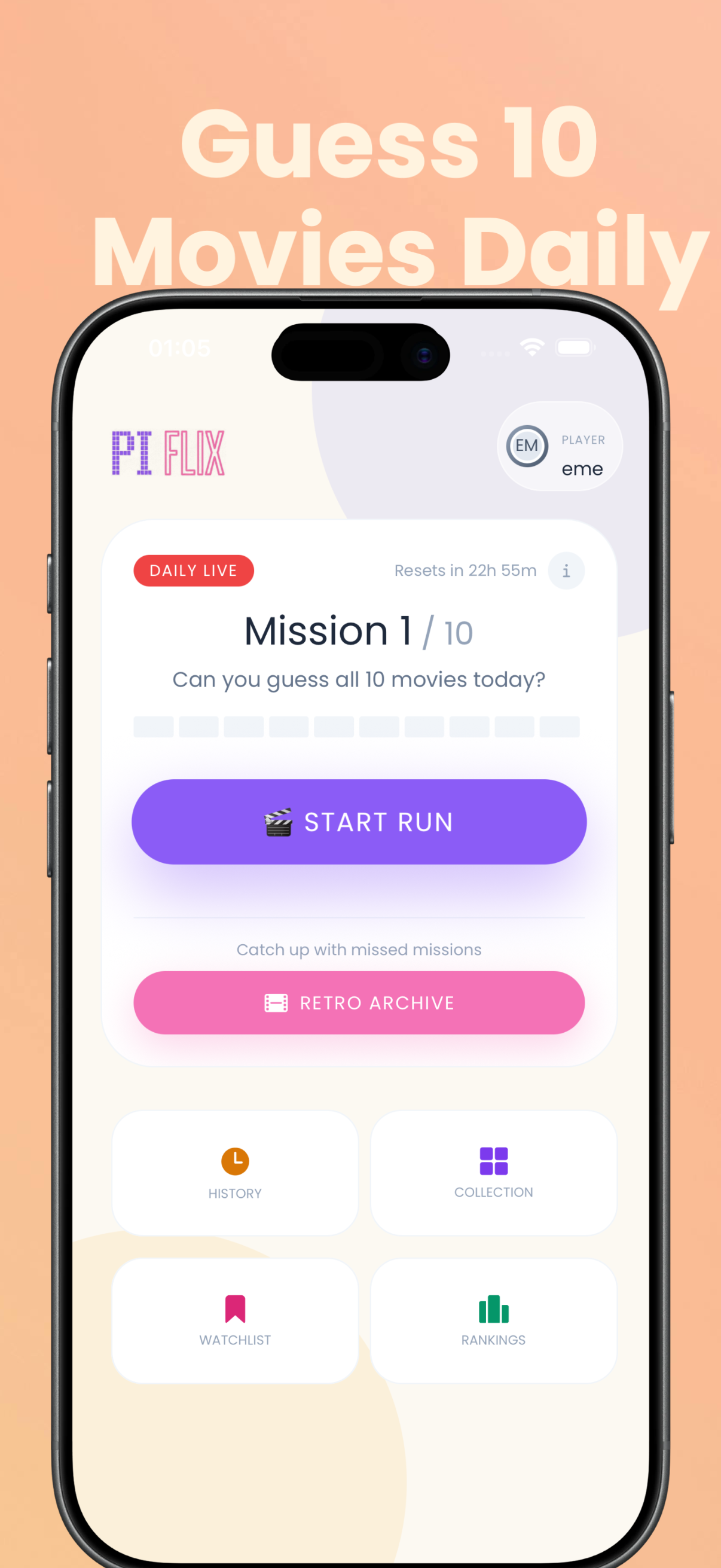 Piflix: Guess 8bit art movies