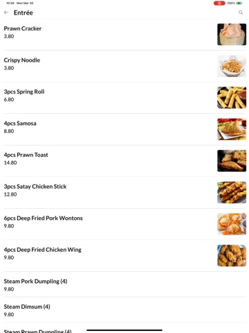 Mega Chinese Restaurant iPad screenshot