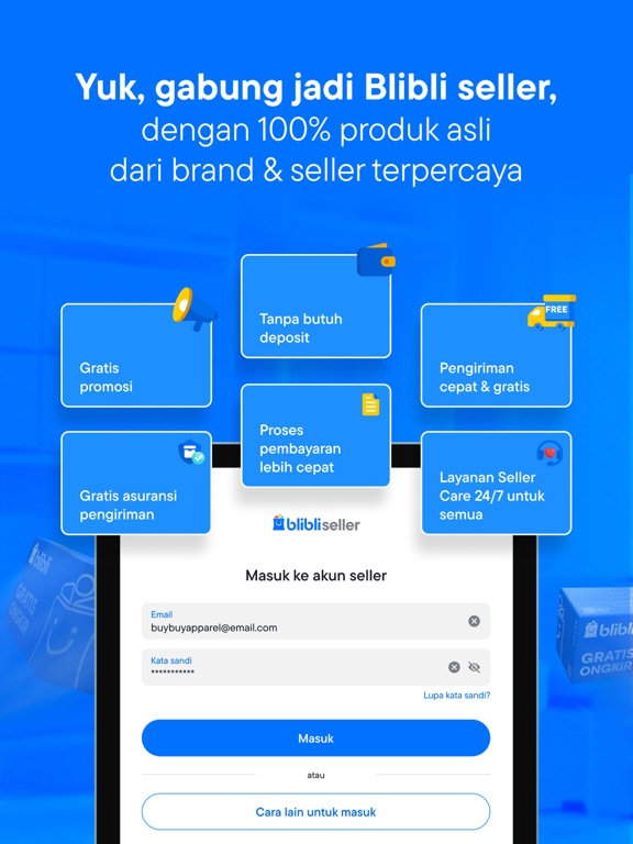 Screenshot #4 pour Blibli Seller Center