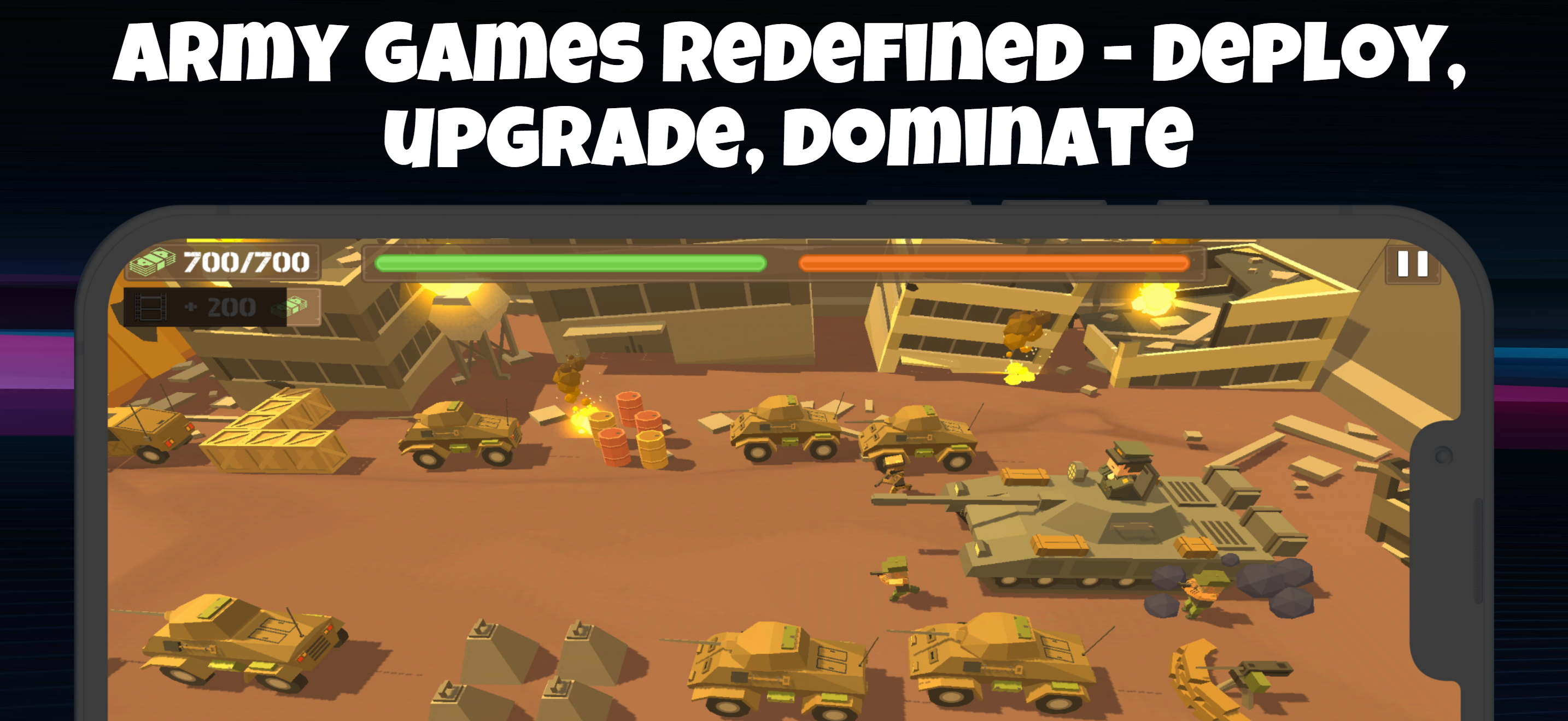Border Wars: Army Games RTS screenshot 6