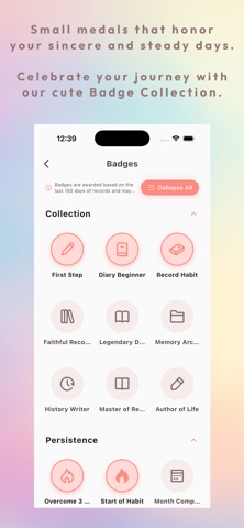 Post day: Aesthetic Mood Diary Screenshot 6 of 7