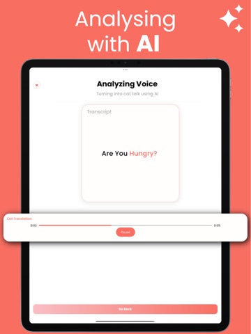 Cat Translator - Talk using AI iPad screenshot
