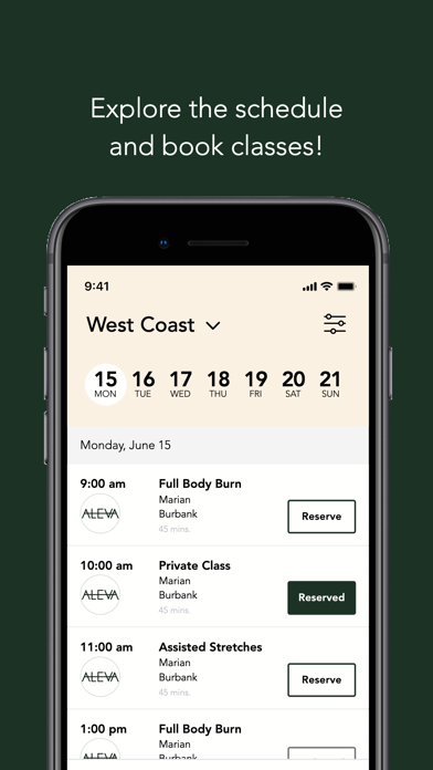 Aleva iPhone screenshot 3 - Health & Fitness app