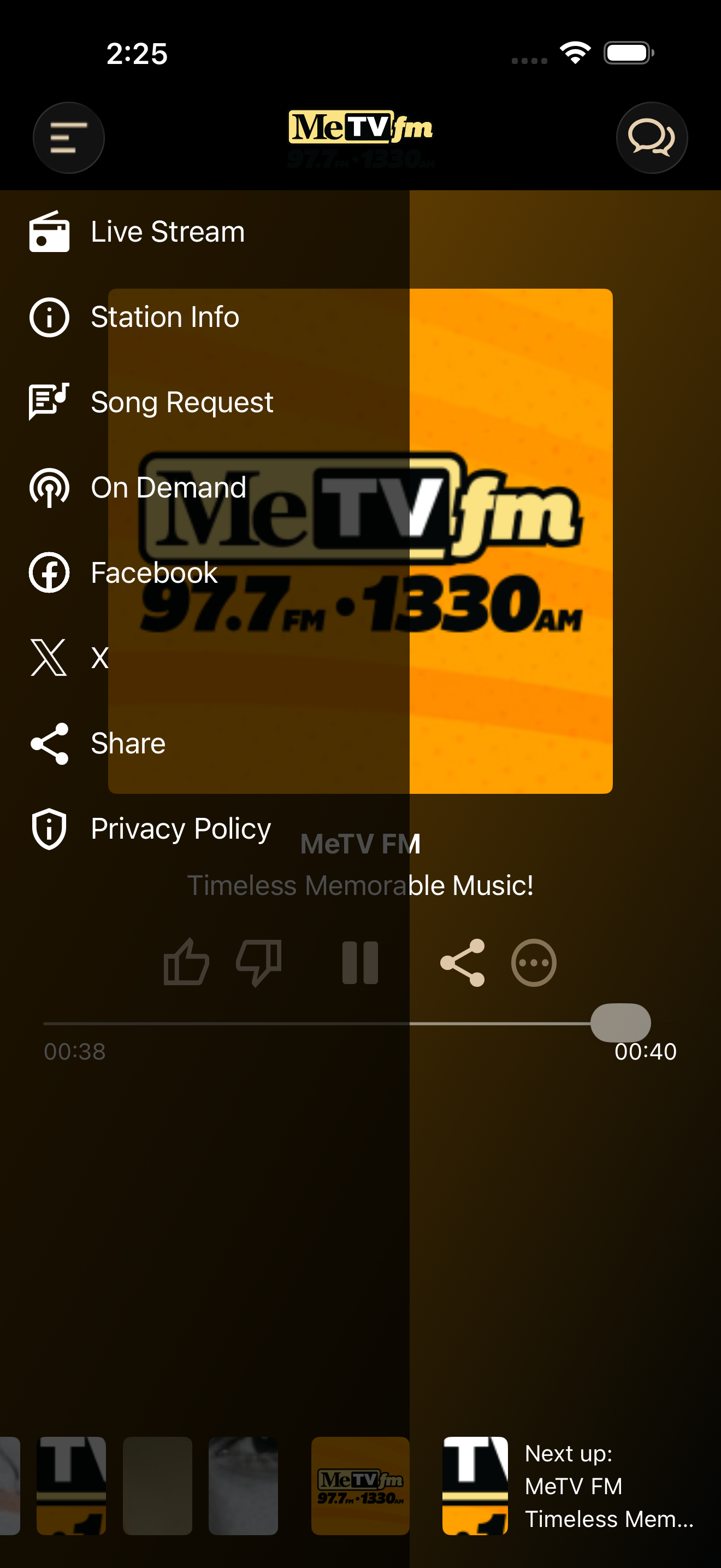97.7 MeTV FM screenshot 3