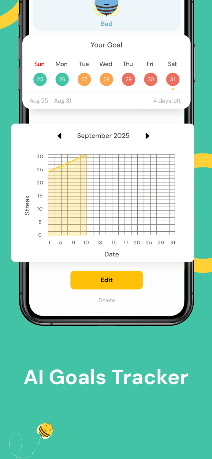 AI Habit Tracker - HabitBee AI