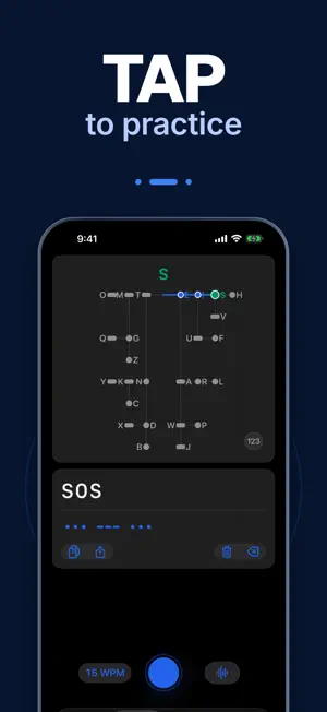 Morse Code: Tap & Translate screenshot 1
