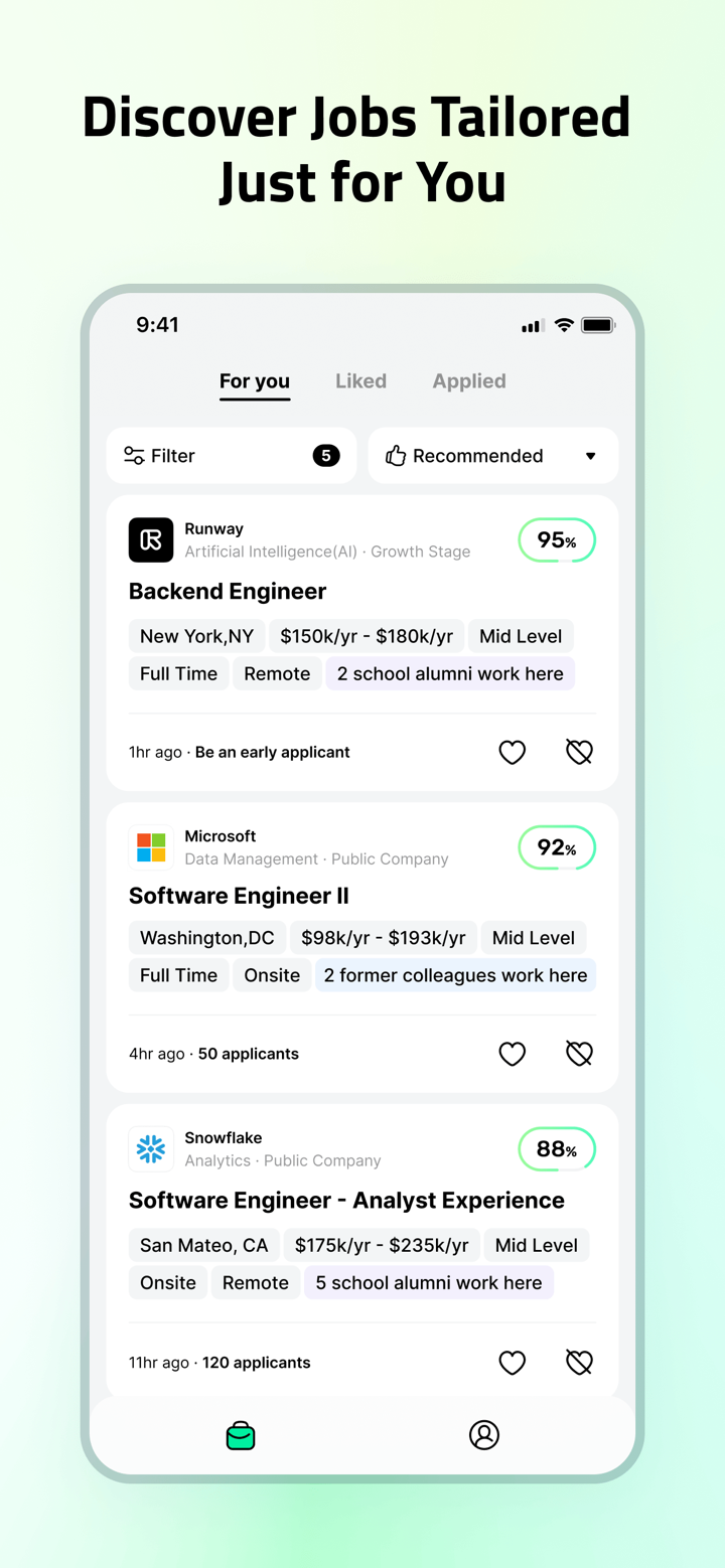 Jobright - AI Job Search screenshot 1